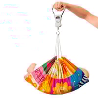 Folding carrier electronic baby scales cotton suspension